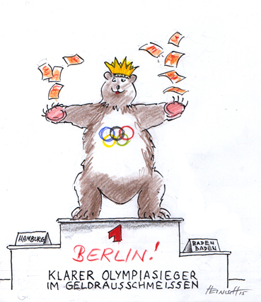 Olympiade: Berlin, der Olympiasieger im Geldverschwenden Olympiade: Berlin, der Olympiasieger im Geldverschwenden